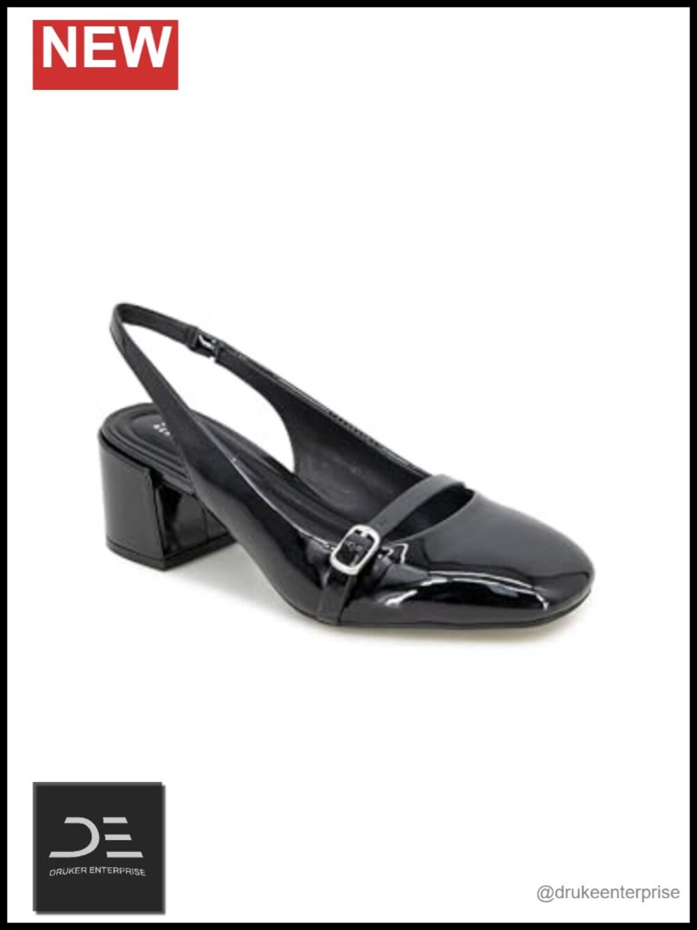 Kenneth Cole Reaction Lindy Slingback Pump Block Heel 2.17